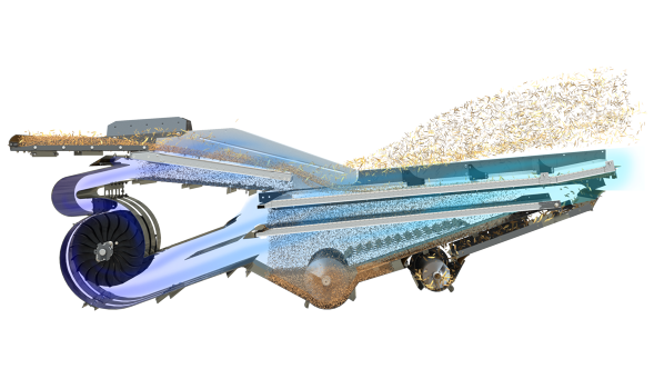 Fendt IDEAL Cyclone cleaning fan CGI