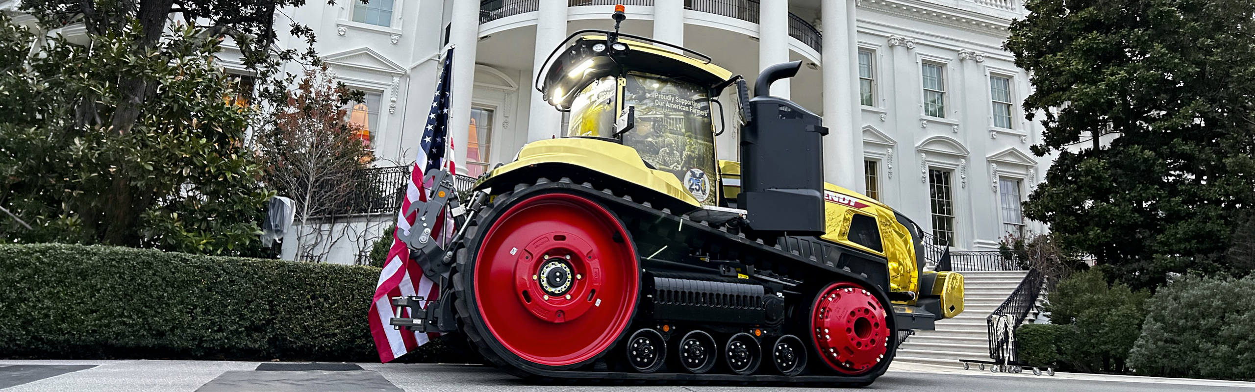 Fendt Golden Track Tractor at the White House