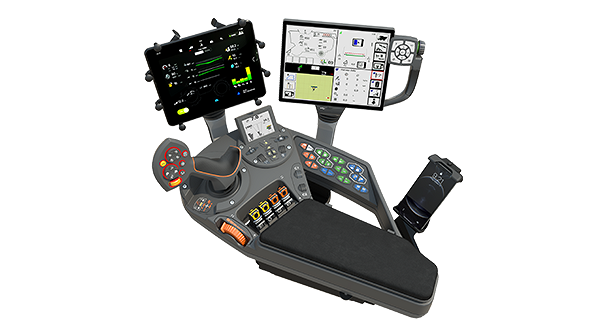 Fendt IDEAL armrest CGI